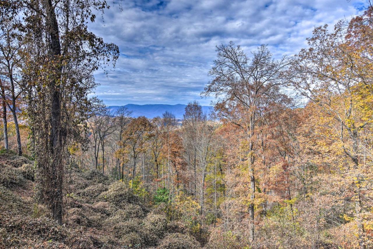 Cozy Cabin With Hot Tub And Smoky Mountain Views! Villa บรายซันซิตี ภายนอก รูปภาพ